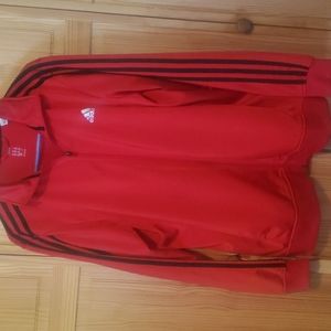 Red Adidas Track Jacket